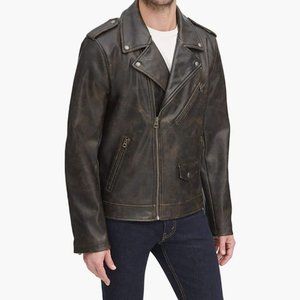 Levi's Vegan Leather Moto Jacket (M-L)